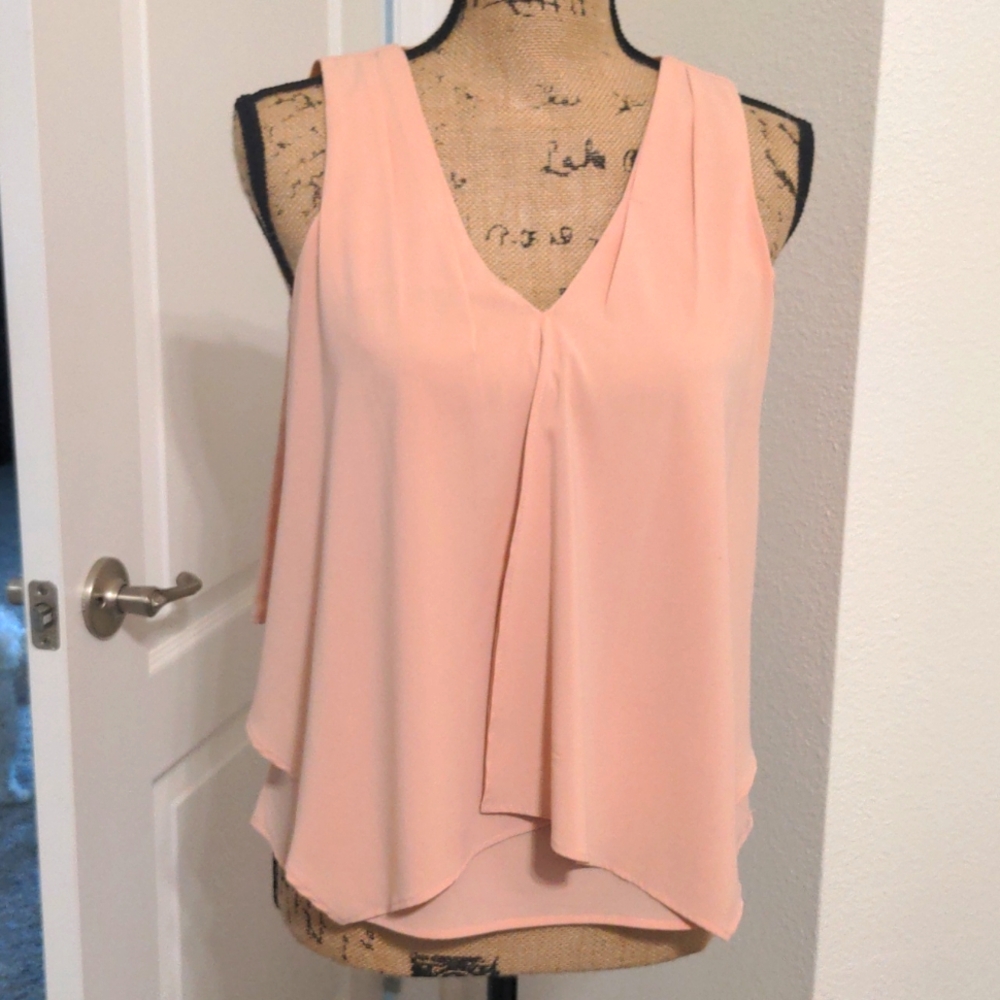 Tiered Sleeveless Calvin Klein Blouse